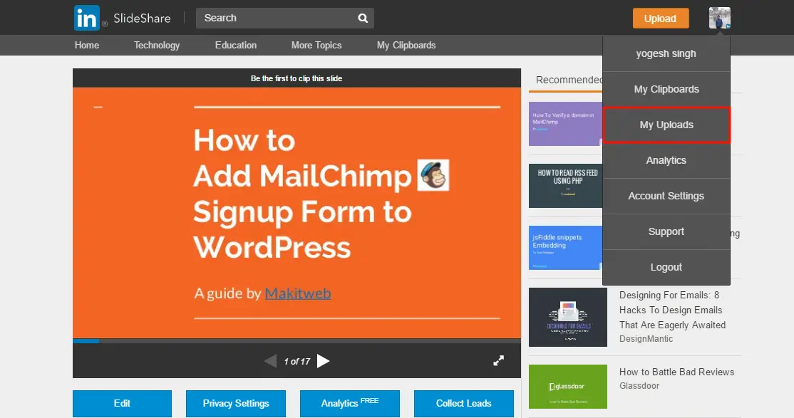 how-to-embed-slideshare-presentation-in-wordpress