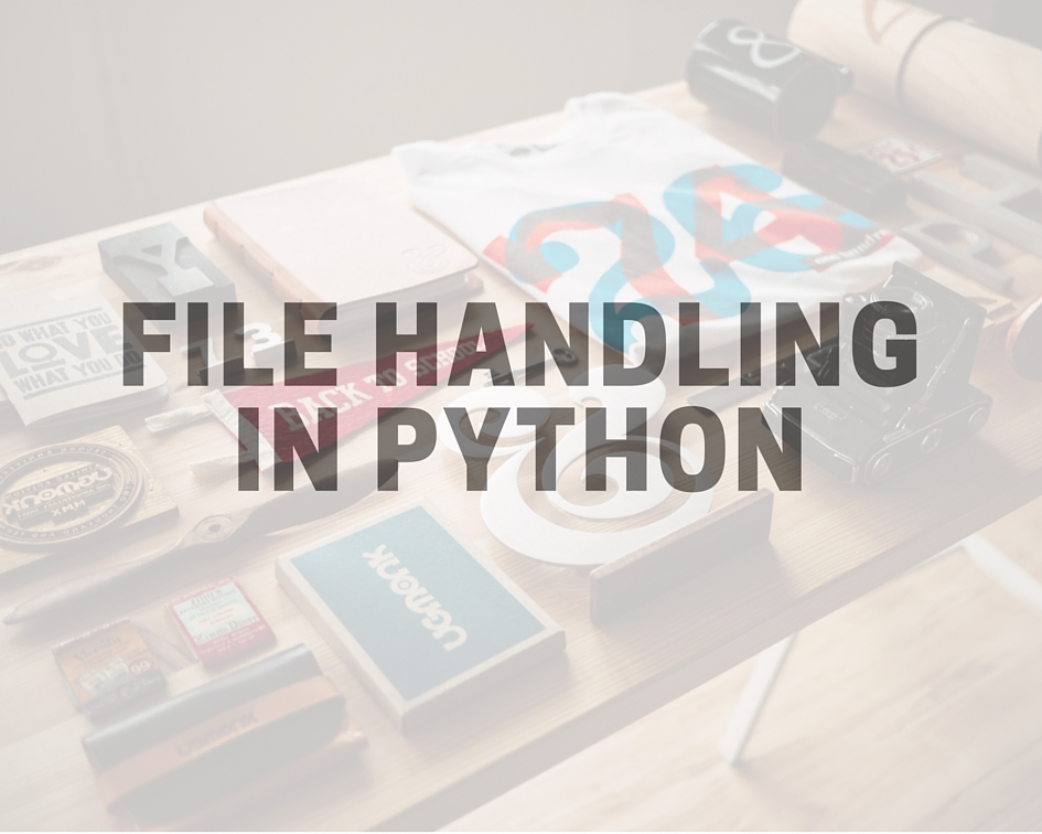 File handling in Python