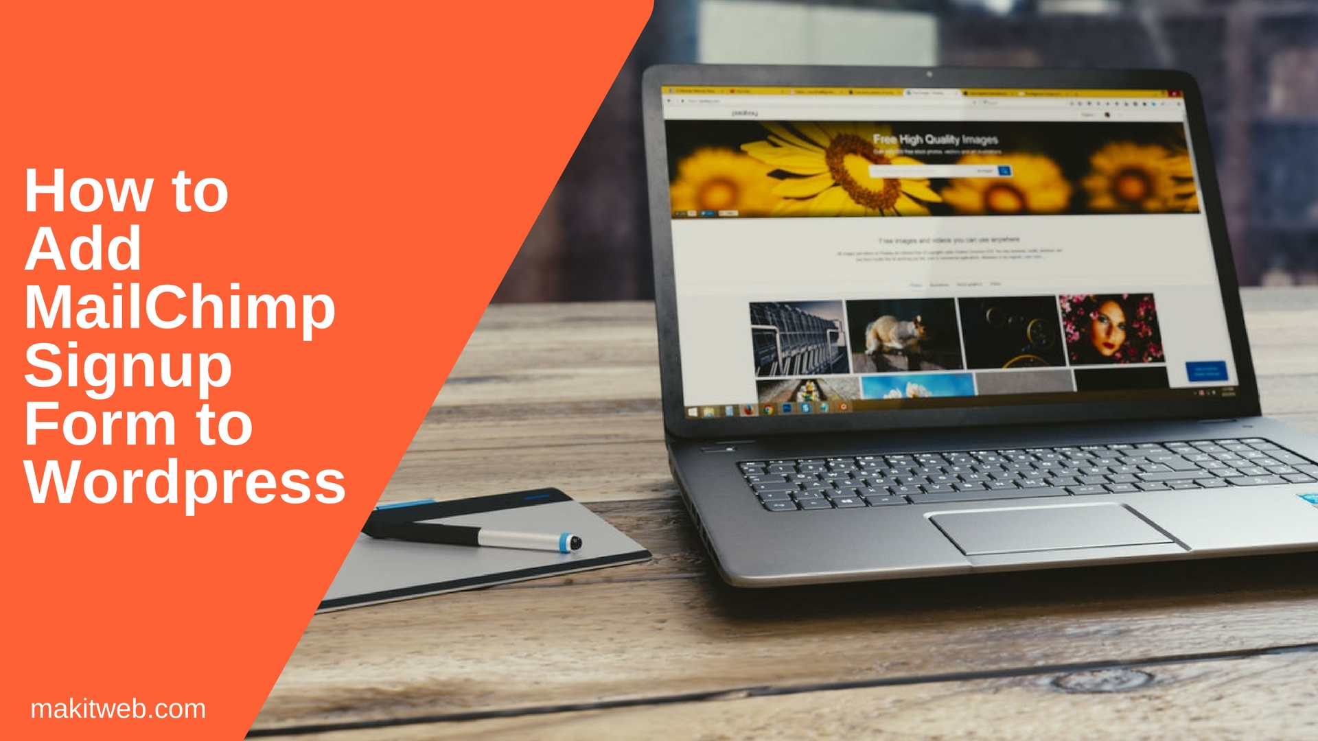 How to Add MailChimp signup form to WordPress