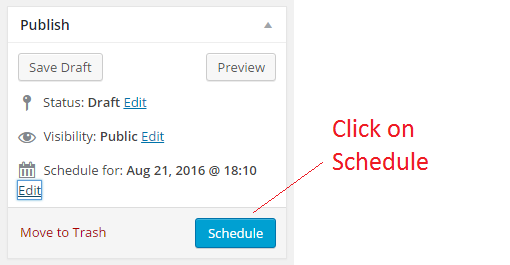How to Schedule Posts in WordPress without plugin