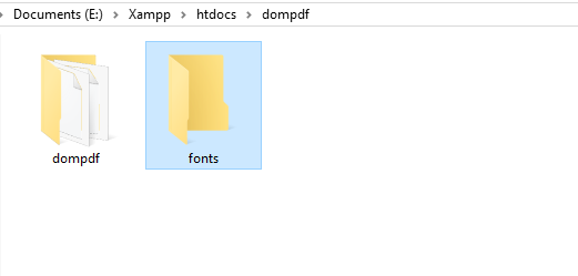 How to set different font-family in Dompdf