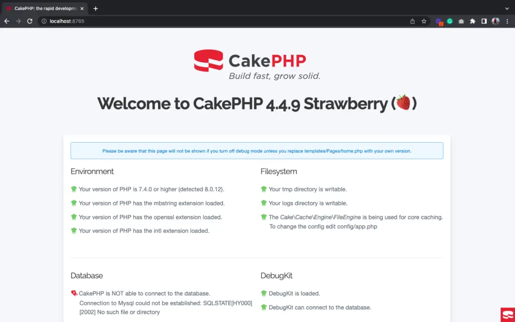 How To Install CakePHP 4 Framework Makitweb   CakePHP 4 Project 1024x641 